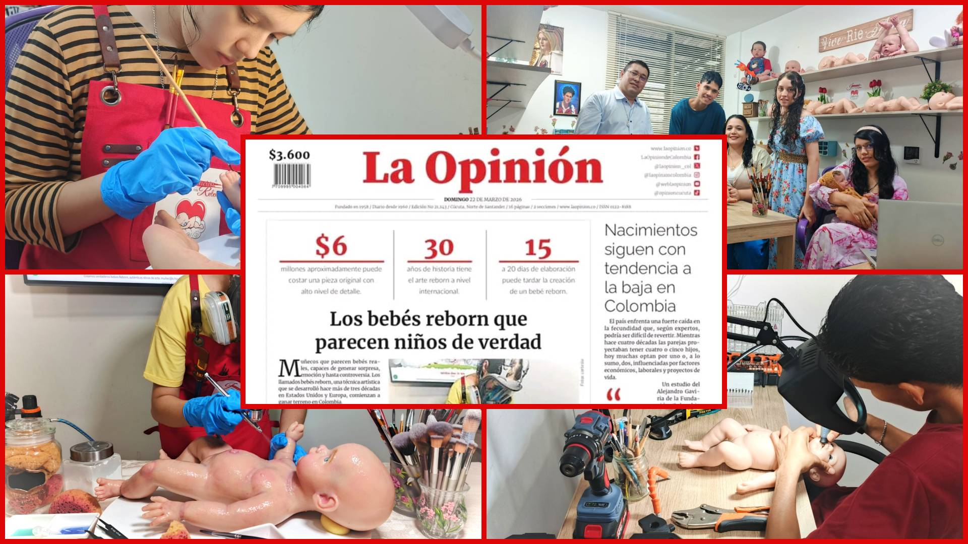 Inspiración Reborn destaca en La Opinión